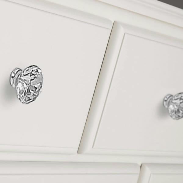 Statement Furniture Romance 2 Over 3 Chest of Drawers with Crystal Handles