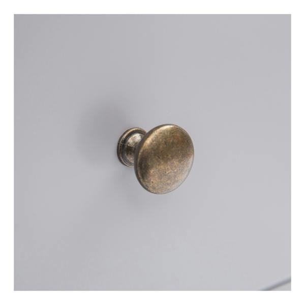 Cabinet Bits Mirano 5 Drawer Chest of Drawers Brass Knob