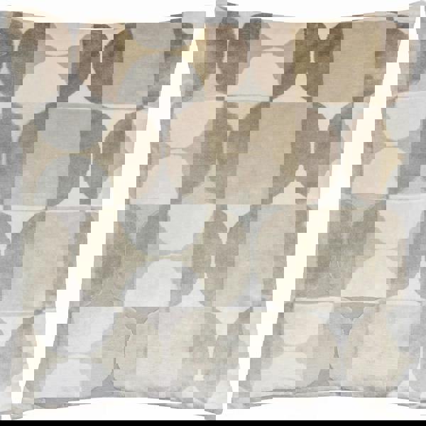 Paoletti Bardot Cut Velvet Cushion Cover - Natural