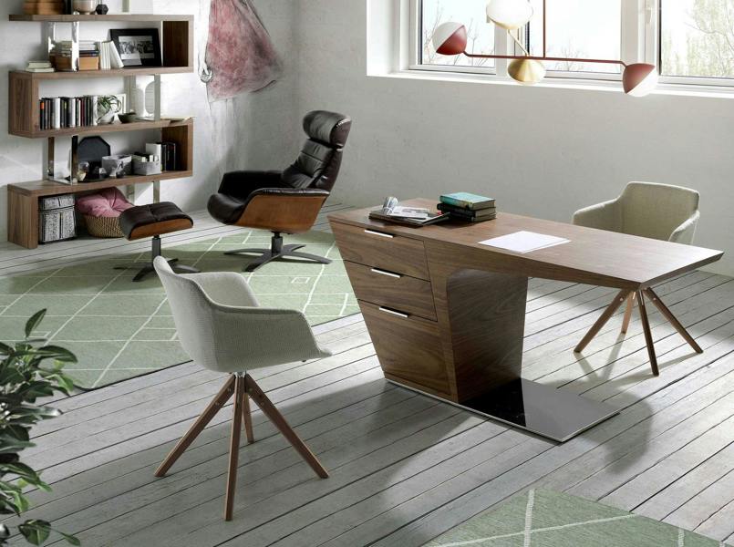 Angel Cerdá Beige Fabric Swivel Chair 4059