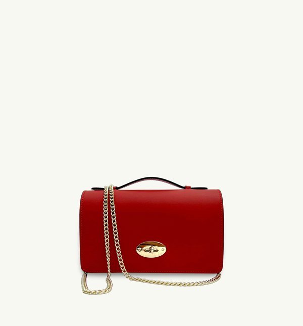 Apatchy London The Amelia Chilli Red Leather Bag