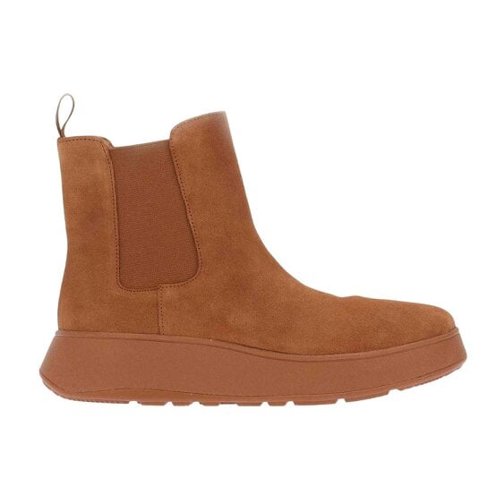 Fit Flop Womens/Ladies F-Mode Suede Flatform Chelsea Boots - Tan