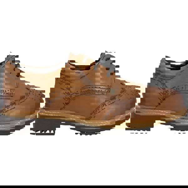 Hunter model Cawdor Brogue Gibson Male in Tan