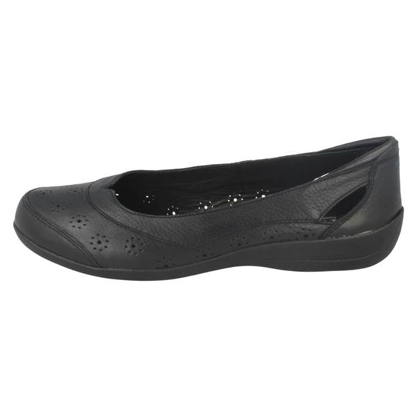 Padders Ladies Padders Cut Out Ballerina Flats Demi 2