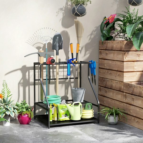 Garden Tool Storage Rack