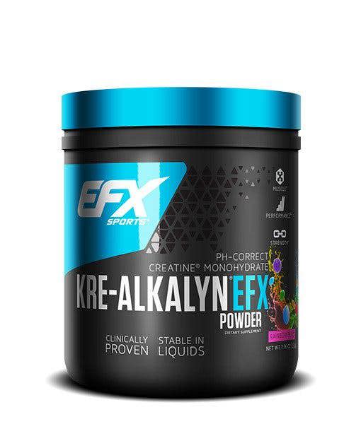 EFX Sports Kre-Alkalyn Powder, Rainbow Blast - 220g