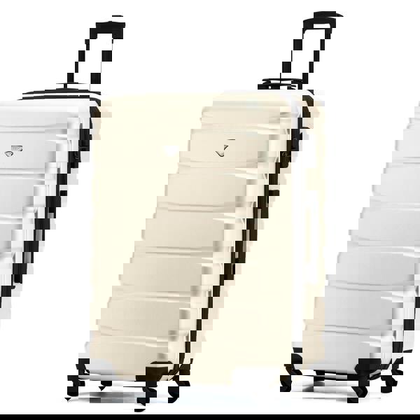 Flight Knight 25" Medium Suitcase Check-in Hold Luggage Hard Shell 4 Wheels TSA Lock