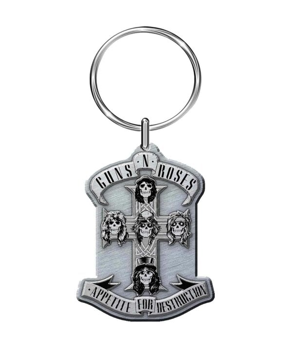 Guns N Roses Keyring Appetite For Destruction Keychain