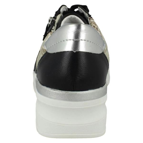 DB Shoes Ladies DB Casual Wedge Trainers Wolf