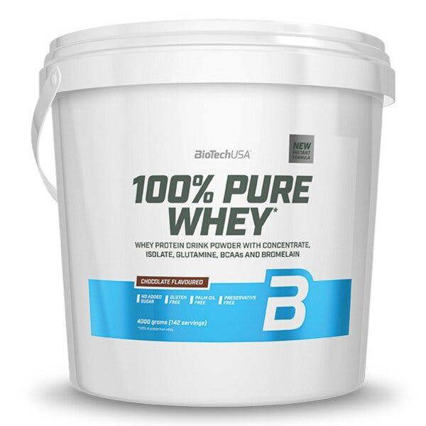 BioTechUSA 100% Pure Whey, Hazelnut - 4000g