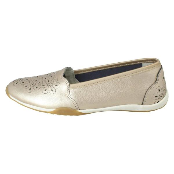 Down to Earth Ladies Down To Earth Flower Punch Details Casual Shoes F80576