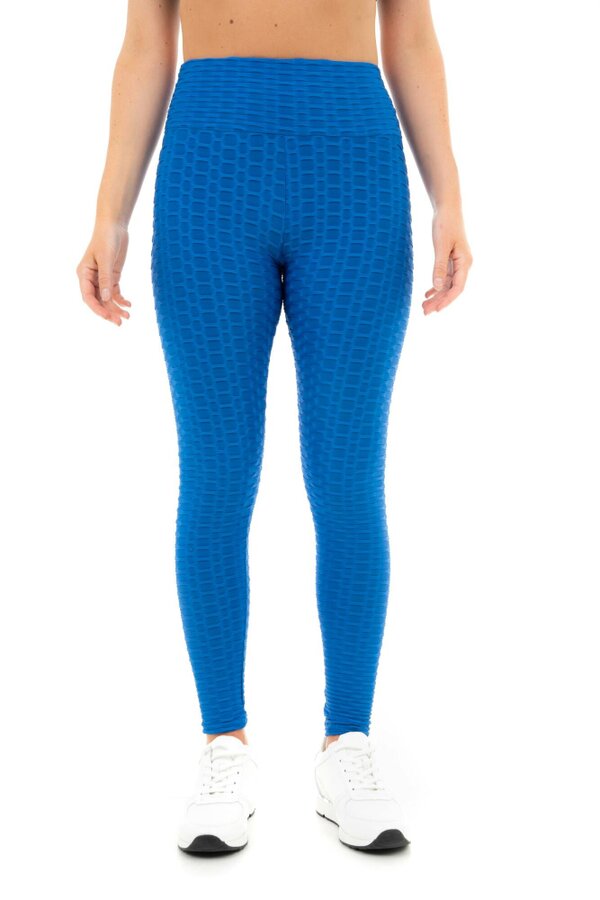 Smart Living Ladies Honeycomb Twin Pack Leggings - Blue