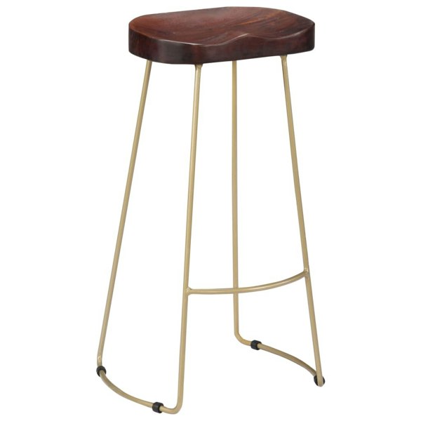 Berkfield Gavin Bar Stools 2 pcs Solid Mango Wood