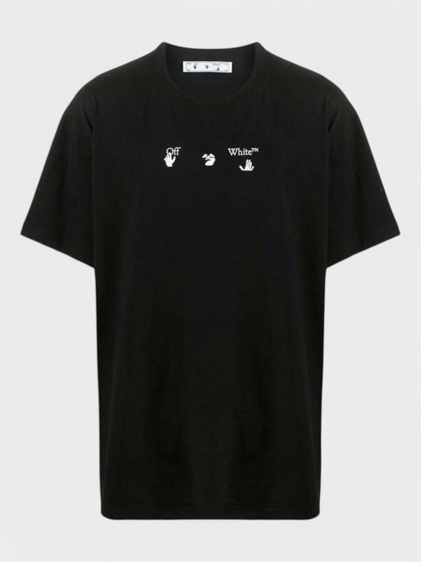 Off - White Mad Cat T-Shirt Black/Green - Supplied FashionOFF WHITE
