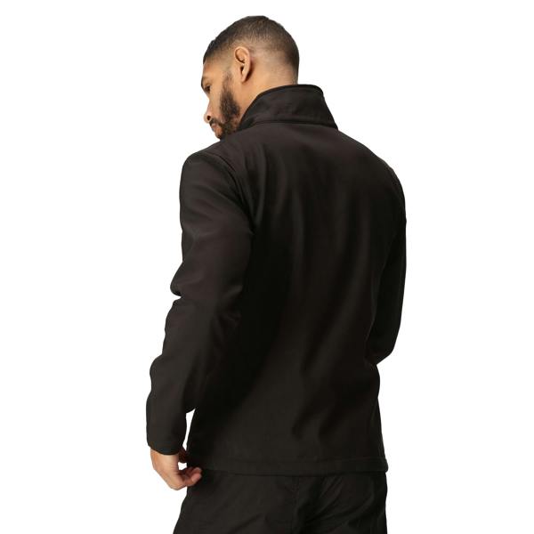 Regatta Mens Ablaze Printable Soft Shell Jacket - Black - 