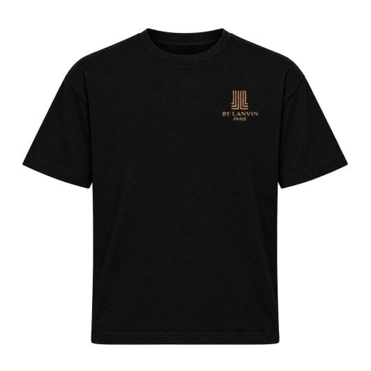 By Lanvin Paris Chest Logo Black T-Shirt