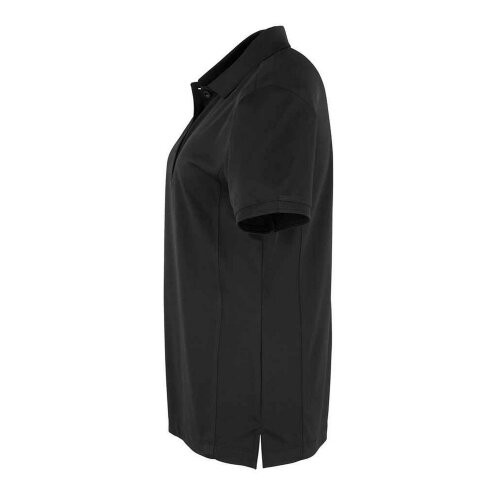Premier Womens/Ladies Coolchecker Pique Polo Shirt - Black