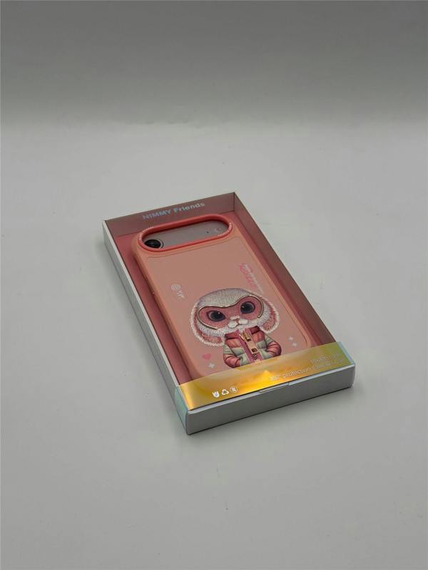 Nimmy Friends Nimmy Cool & Cute 2.0 Rabbit Case with MagSafe for iPhone 17 Air 6.5" Pink - N-KMLL-IP17-AIR-08-A