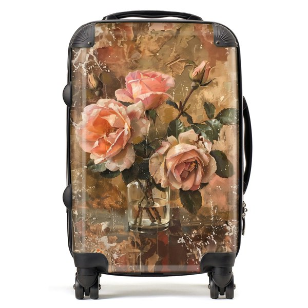 Warren Reed Vintage Roses Suitcase