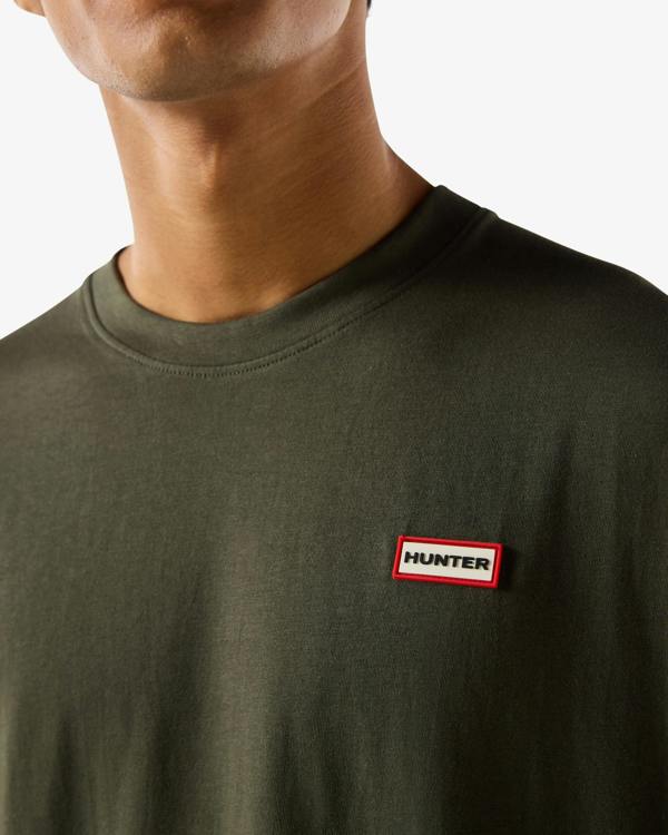 Hunter Red Label Essentials Mens Logo T-Shirt - Kambaba | CHO | Designer Mens Short Sleeve T-Shirts