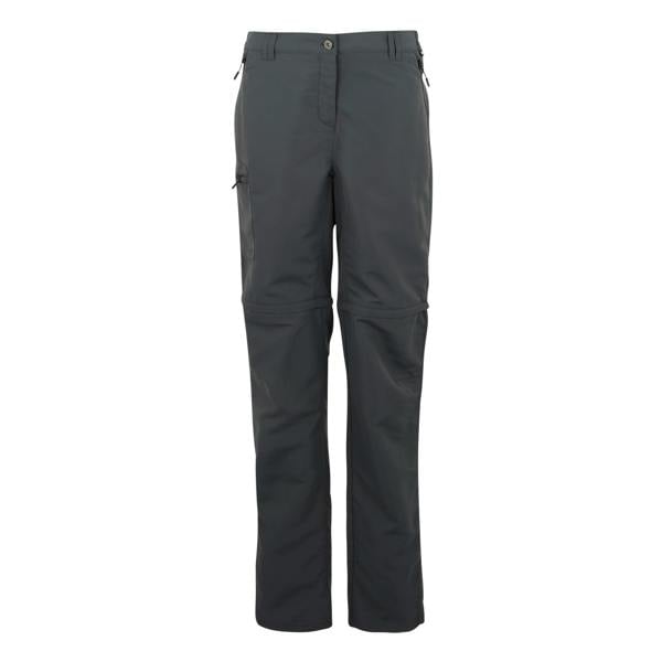 Regatta Womens/Ladies Chaska III Zip-Off Hiking Trousers - Seal Grey