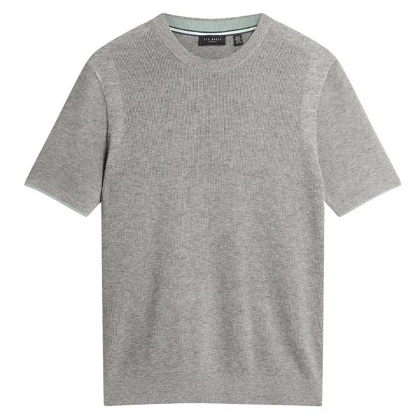 Ted Baker MMK VOISIN SS Mixed Ribbed T Shirt 2
