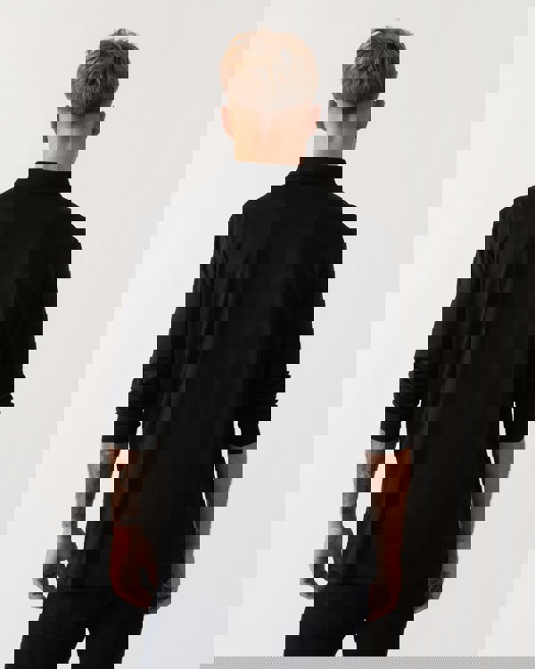 BOSS Green Pirol Mens Polo Shirt 50544335 - Black 001 - CHO - Designer Mens Polo Shirts