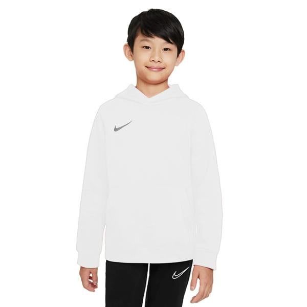 Nike Childrens/Kids Park Fleece Hoodie - White - 