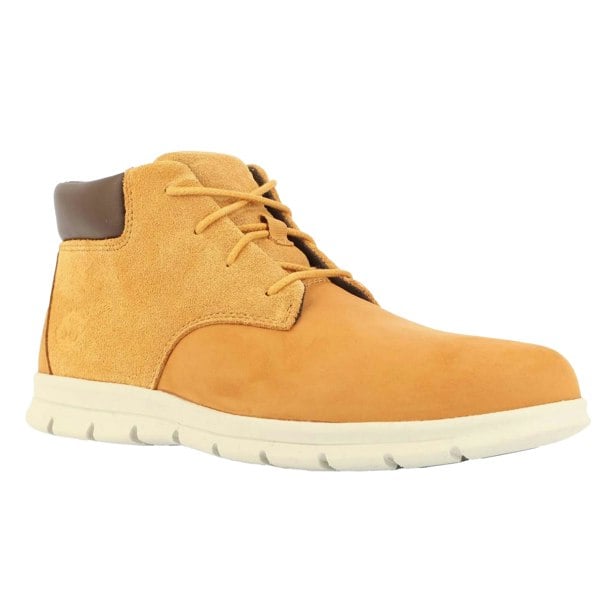 Timberland Mens Graydon Leather Mid Cut Lace Up Trainers - Wheat