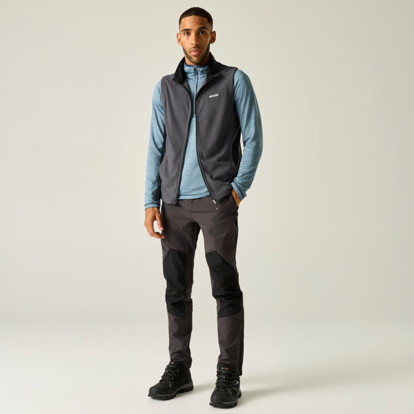 Regatta Great Outdoors Mens Outdoor Classics Tobias II Bodywarmer / Gilet - Iron/Black