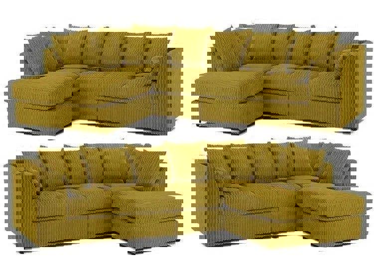 Chicago 5 Seater Corner Scatter Back Sofa Scene