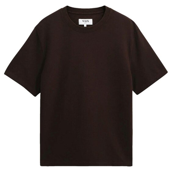 Wax London Dean Jolt Slub T-Shirt - Dark Brown