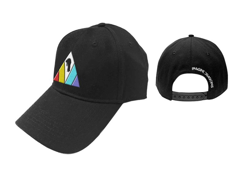 Paradiso Imagine Dragons Baseball Cap Triangle Band Logo Black Snapback