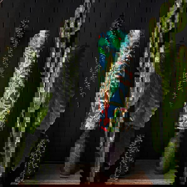 Handmade Tropical Leaf Magic Fruits Tube Lampshade