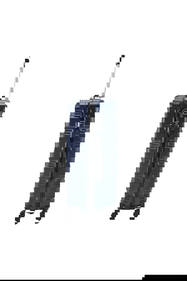 Living and Home Hardshell Rolling Luggage Trolley Travel Case With Combination Lock , 20" Blue