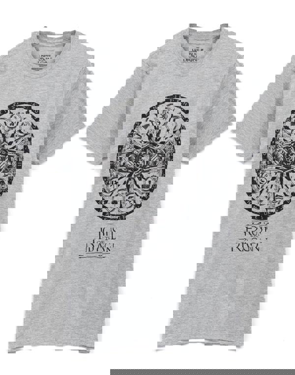 Game of Thrones Mens Grey Symbols Short Sleeved T-Shirt