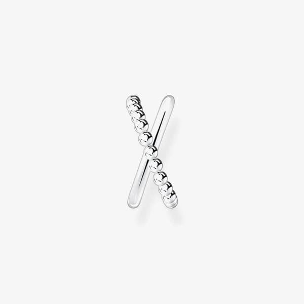 THOMAS SABO Silver Dots Criss Cross Ear Cuff EC0023-001-21