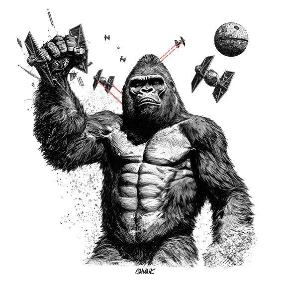 Empire Strikes White T-Shirt