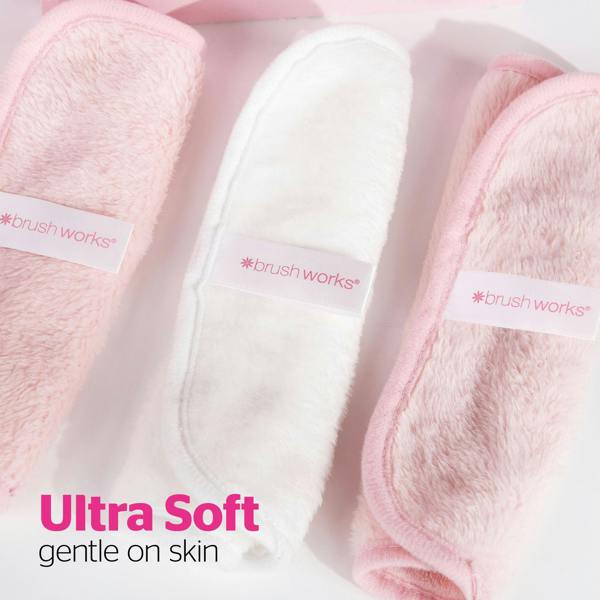 Brushworks Makeup Remover Cloths - 3 Pack