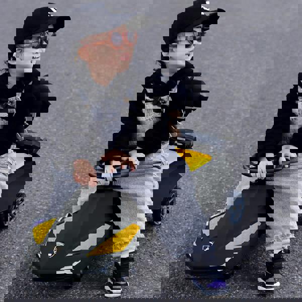 Rexco Lamborghini Swing Car Ride On Swivel Scooter Kids Toy Wiggle Gyro Twist & Go