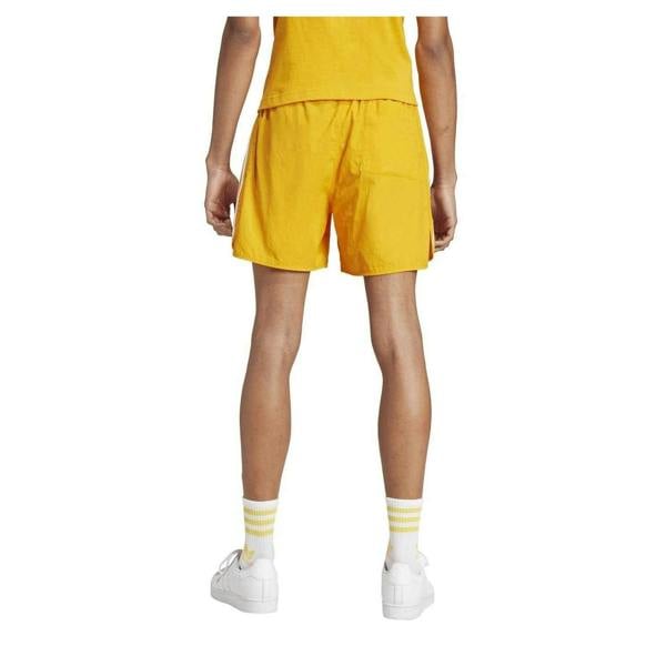 Adidas Mens Sprinter 3 Stripes Elasticated Waist Running Shorts - Orange - 