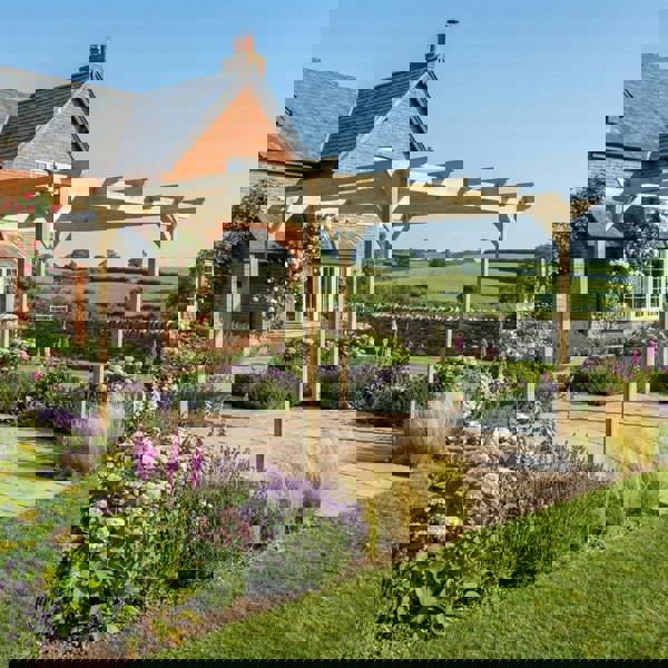 Arbor Garden Solutions Corbel Wooden Garden Pergola Kit