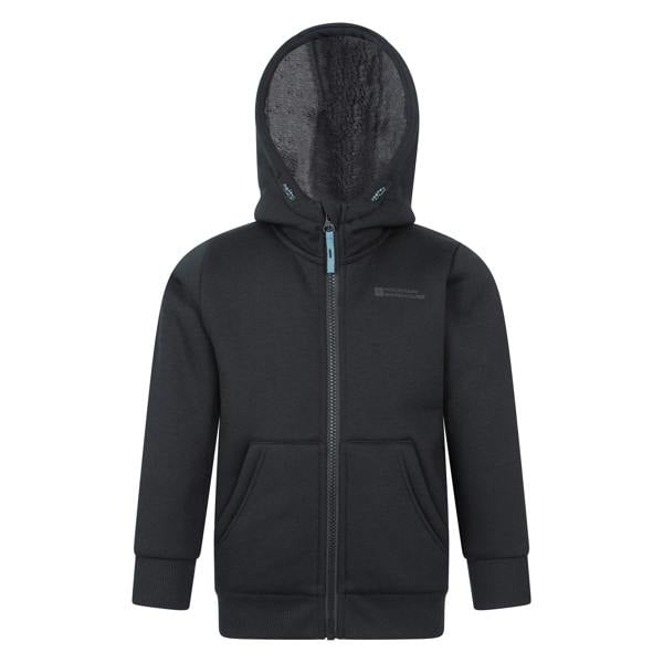 Mountain Warehouse Childrens/Kids Nordic II Full Zip Hoodie - Black - 