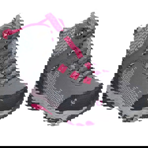 Cotswold Childrens/Kids Ducklington Lace Up Hiking Boots - Grey/Pink