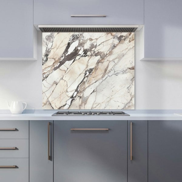 Warren Reed - Designer Off White Marble Effect Kitchen Splashback