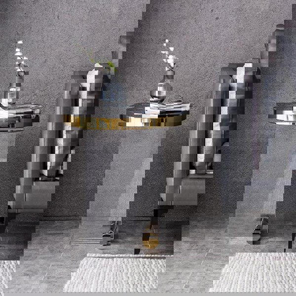 Caldera Round Side Table, Acrylic-Weilai Concept-Weilai Concept