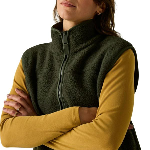 Regatta Womens/Ladies Frankie Borg Body Warmer - Dark Khaki - 