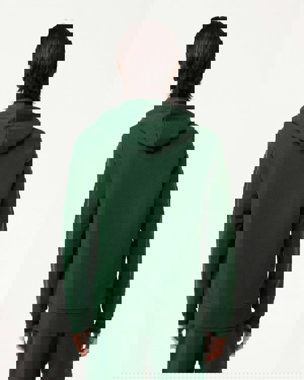 Lacoste Mens Fleece Full-Zip Hoodie - Green 132