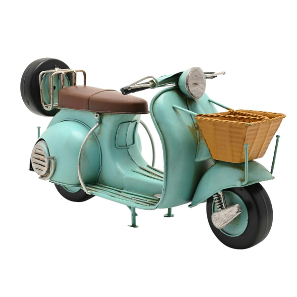 Harvey Makin Ornament - Blue Classic Scooter