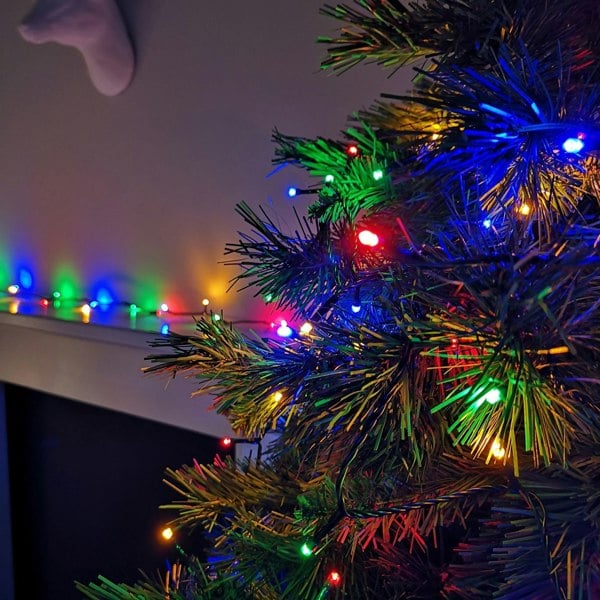 Samuel Alexander 380 LED 23m Premier Christmas Outdoor 8 Function Timer Lights in Multicoloured